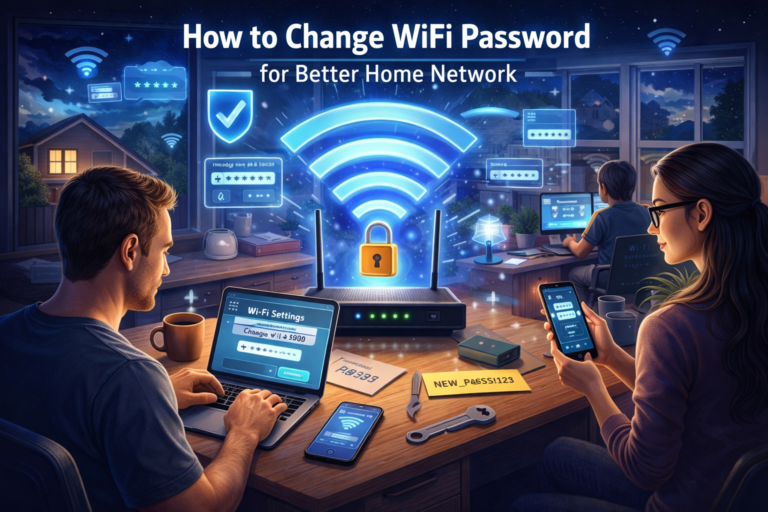 how to change wifi password