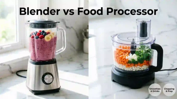 Blender vs Food Processor